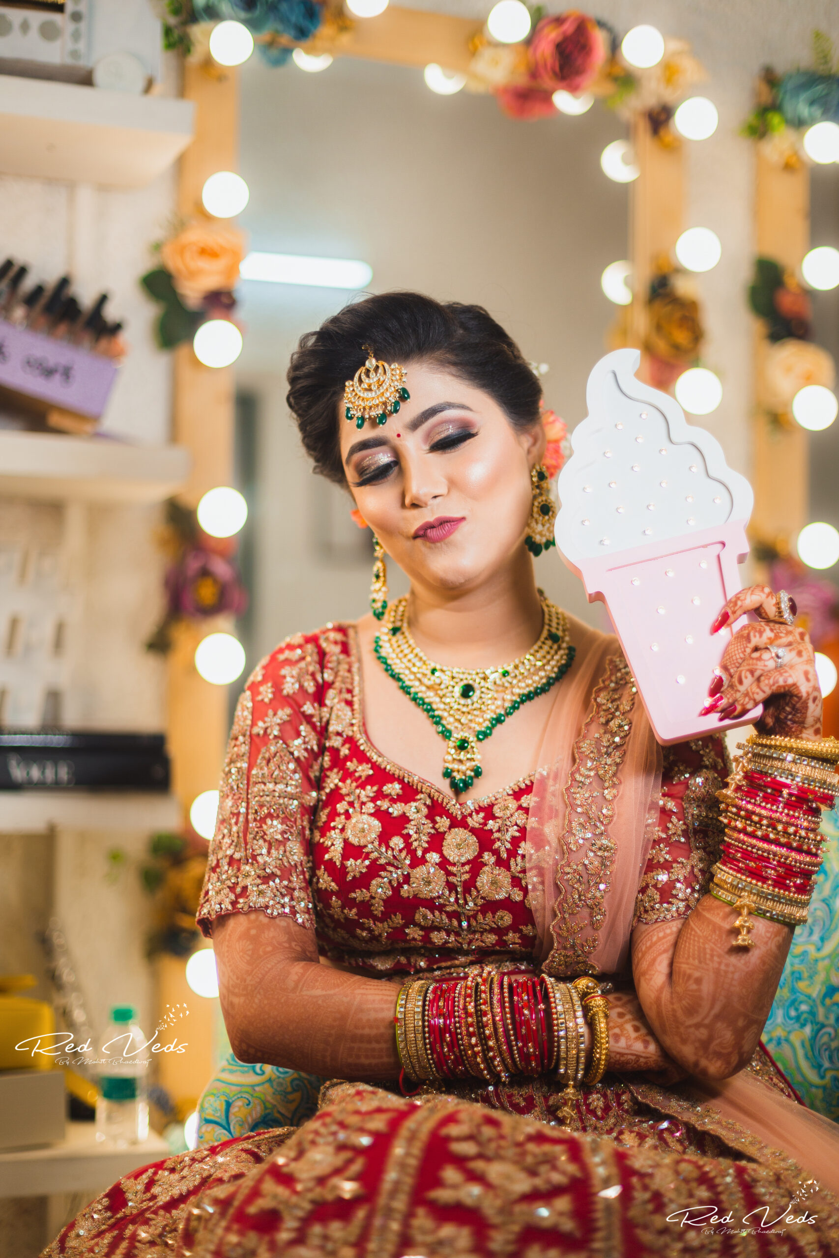 A bride poses for a photo during the Mass Marriage Ceremony . An NGO called  