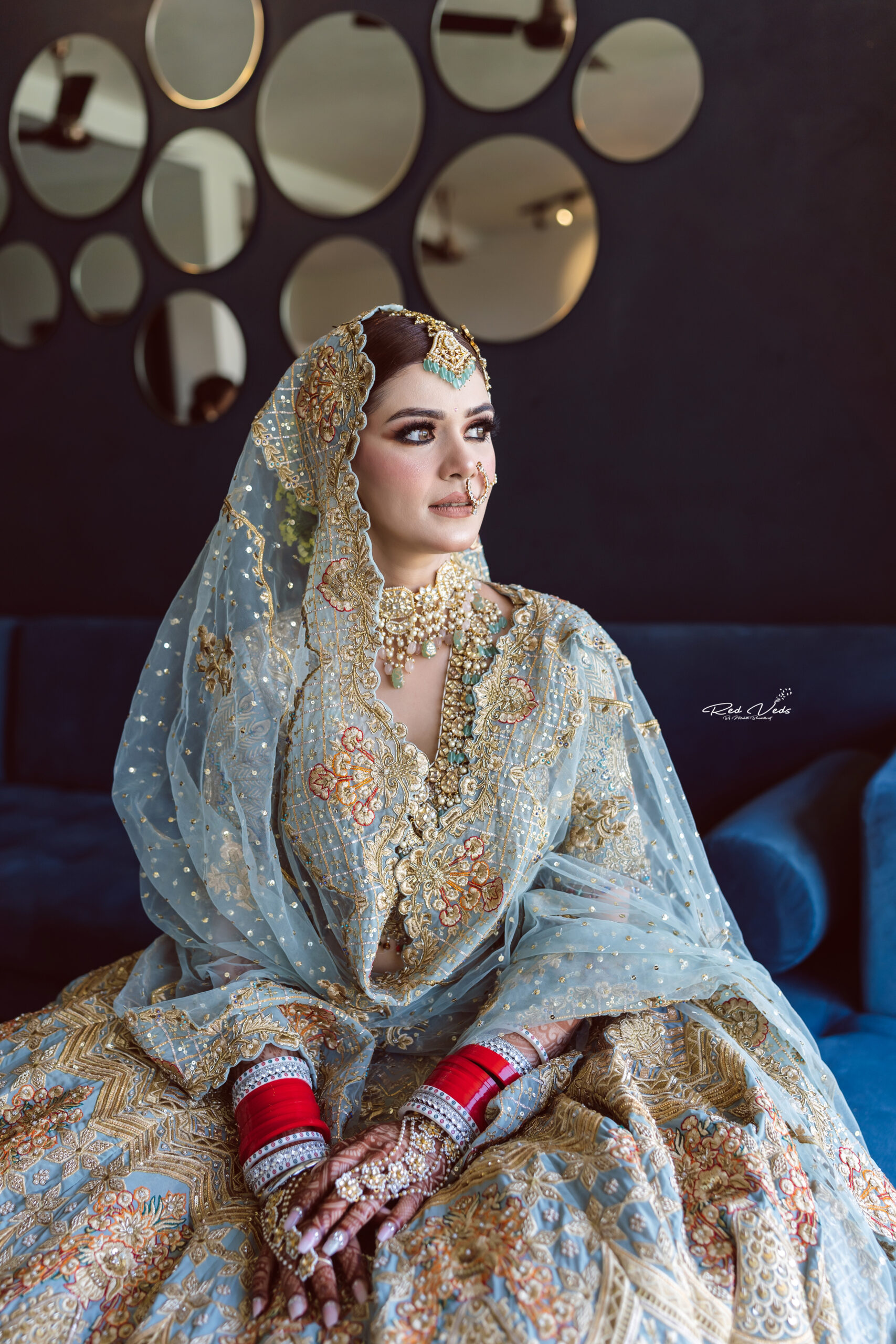 Pakistani Bridal look for Winter Wedding – The Odd Onee