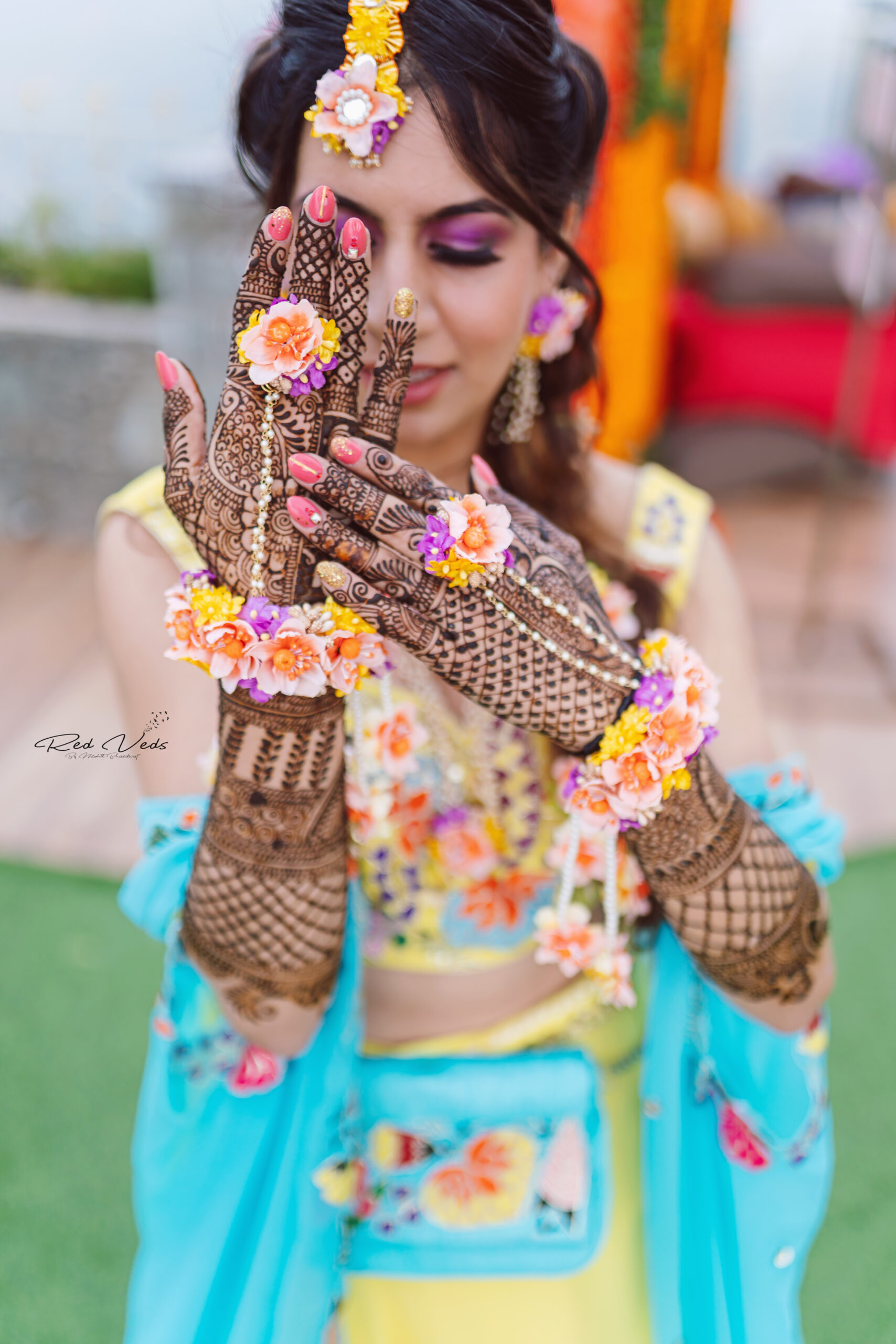 This Boho-Glam Inspired Indian Wedding Had Tropical Influences and A  Gorgeous Muted Color Palette - Green Wedding Shoes