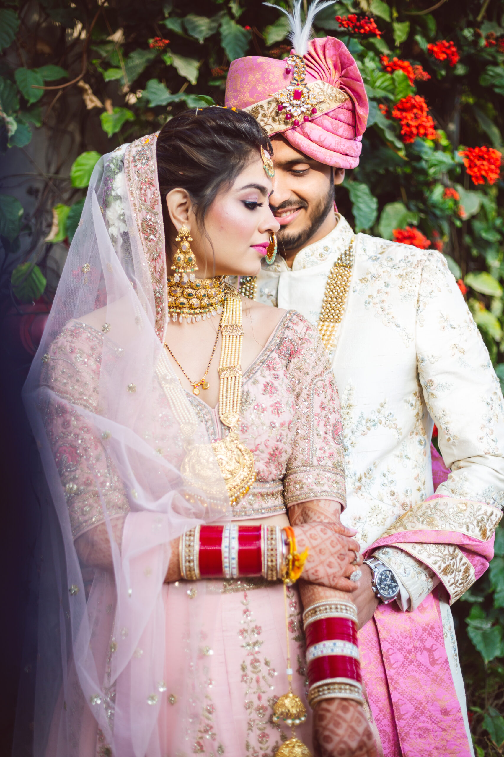 This Bride Stole Our Breath With Her Traditional Red Lehenga & Bridal Look  - Witty Vows